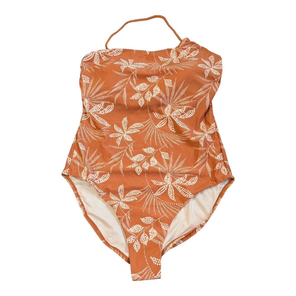 S-10 Women's Braided Floral One Shoulder High Leg Medium Coverage One Piece L‎